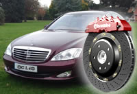 How to Replace Front Brake Discs & Pads on your Mercedes S Class and other cars  @ www.jamesandtracy.co.uk