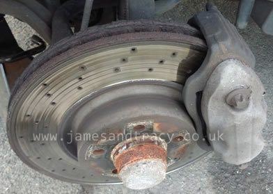 EN] Front brake pad and disc change 